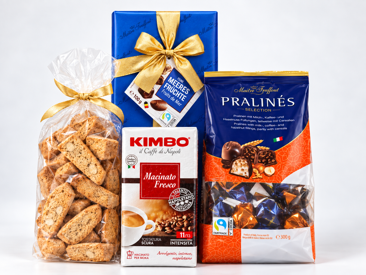 Il Momento Dolce, die einzelnen Produkte ohne Korb