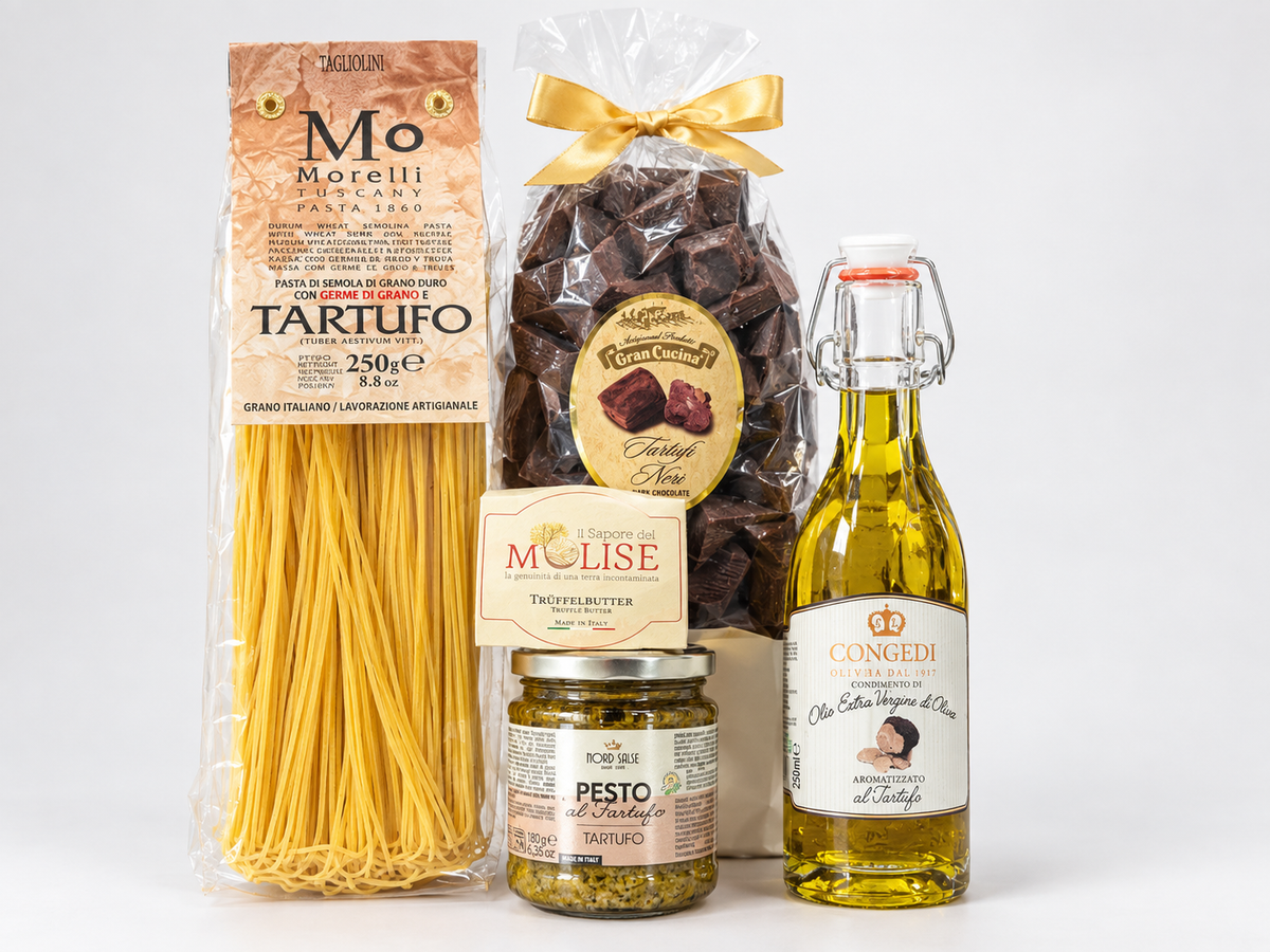 Il Cesto del Tartufo, die einzelnen Produkte ohne Korb